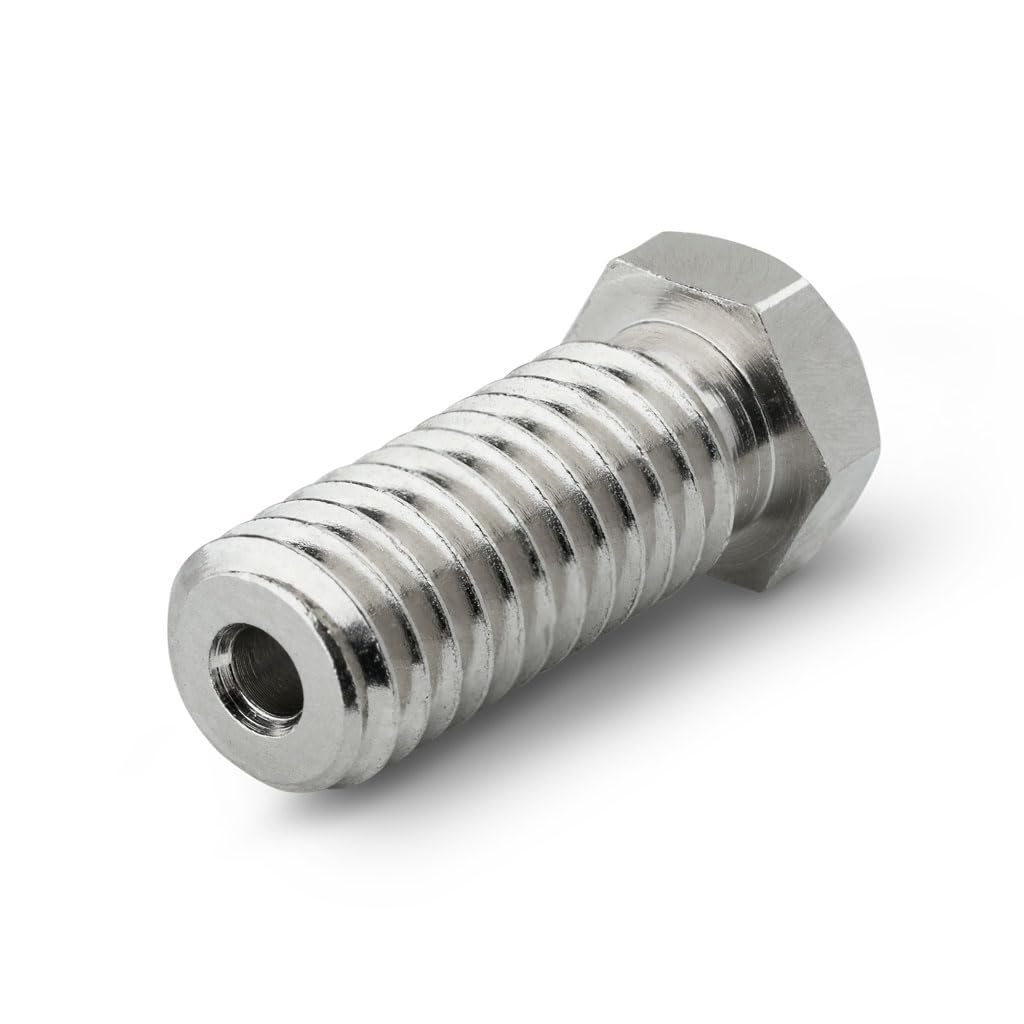 Diamond PCD Düse 0,4mm für QIDI Q1-Pro/X-Max3 / X-Smart3 / X-Plus3 3D-Drucker, gehärtet – hochpräzise, vernickeltes Kupfer