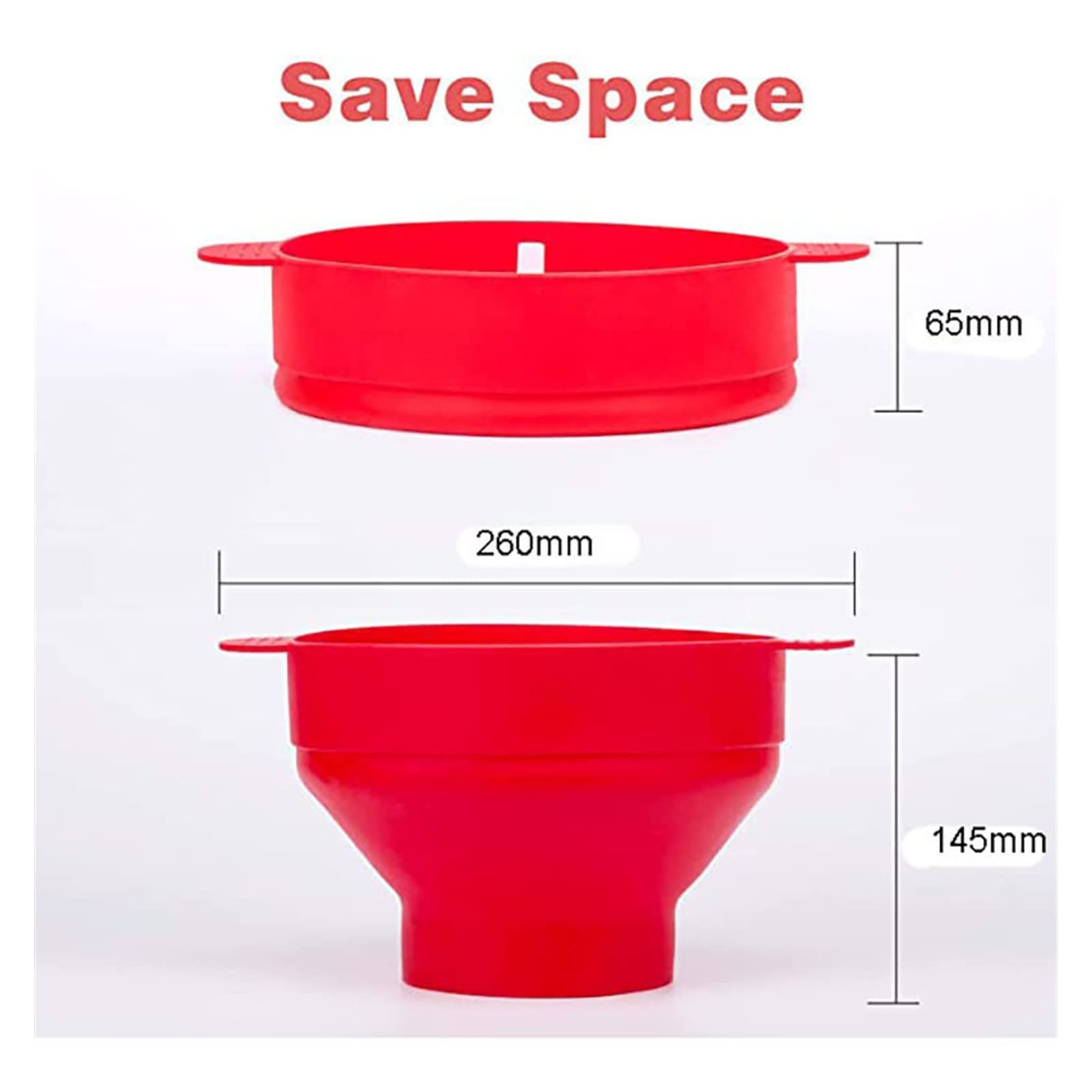 Popcorn Popper Mikrowelle Silikon Popcorn Maker Lebensmittel Klasse Faltbare Küche Einfache Werkzeuge Machen Popcorn Eimer Schüssel Mit Deckel Schalen