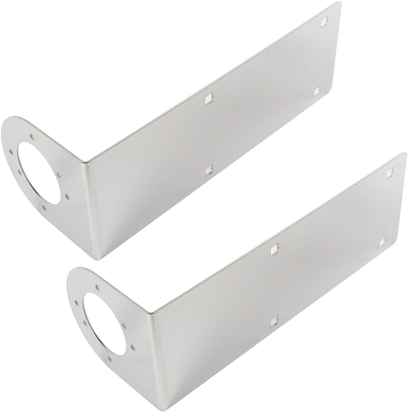 2 Pcs Universal Watermelon Light Bracket, Stainless Steel Frame Tire Guard Bumper Mounting Bracket for Car Truck RV