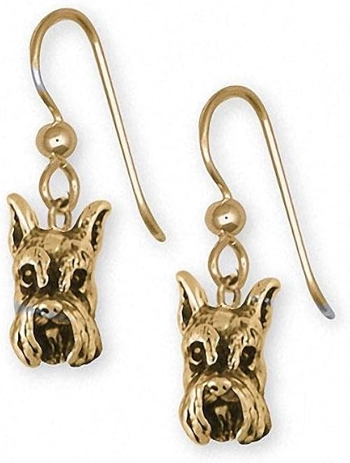 schnauzer earrings