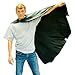 Everfan Men's Polyester Satin Superhero Cape 38"LX48"W Black