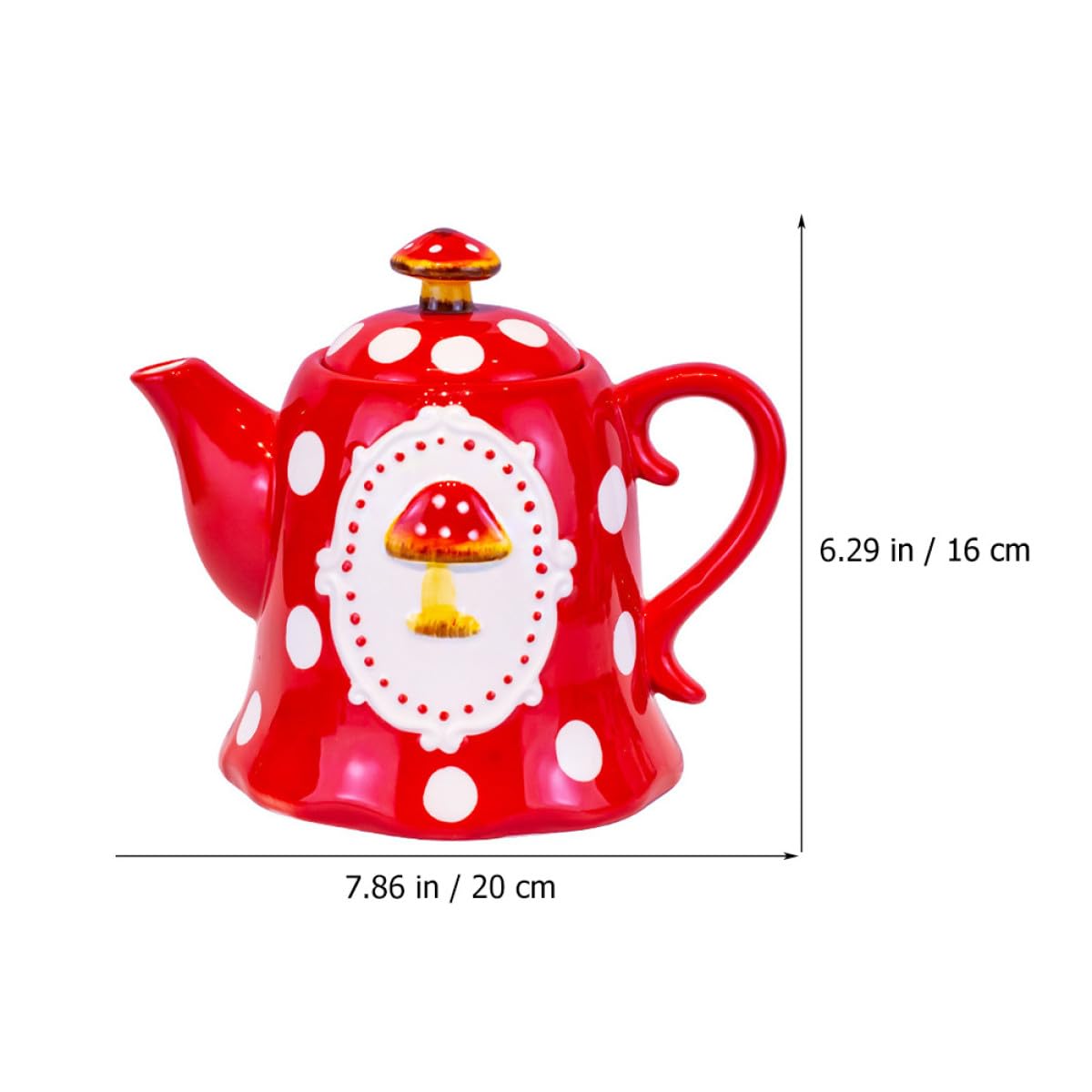 PRETYZOOM Keramik Wasserkocher mit Großem Fassungsvermögen Hitzebeständig mit Tragbarem Griff für Abendessen und Partys in Elegantem Design
