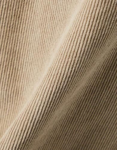 Women's High Waisted Wide Leg Corduroy Pants Vintage Loose Comfy Trousers with Pockets4