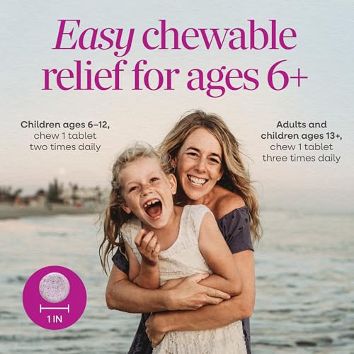Nature’s Way Umcka Cold and Flu Relief Chewables, Non-Drowsy Multi-Symptom Relief, Homeopathic Cold Medicine & Remedy, Shortens & Reduces Severity of Colds, Berry-Flavored Cold & Flu Tablets, 20 Count