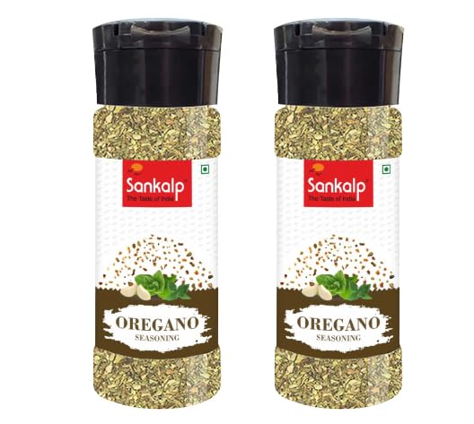 Sankalp Premium Oregano Seasoning Blend for Exquisite Culinary Creations for Pizza/Pasta – 55g*2 Pack
