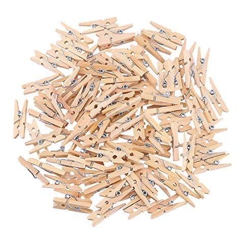 Mini, Natural Clothespins Craft Boutique, Wood, 500 Per Pack, Wooden Pins for Scrapbooking Wood Crafts Cover