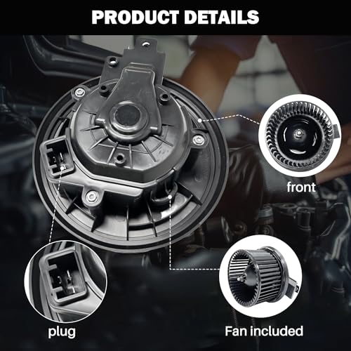 Image of 700274 AC Heater Blower Motor Fan Front Fit for Ford Explorer Flex Police Interceptor Sedan 2013-2019, for Lincoln MKS 2012-2016, MKT 2012-2019, PM9393, BM9393C, 2311827, SK700274, MM1097