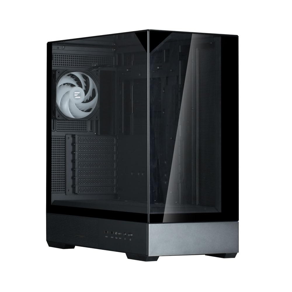 ZALMAN P40 Prism - Carcasa para Ordenador (Torre Media), Color Negro