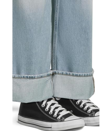 Madewell Women's Low Slung Baggy with Rips in Hallstead Wash4