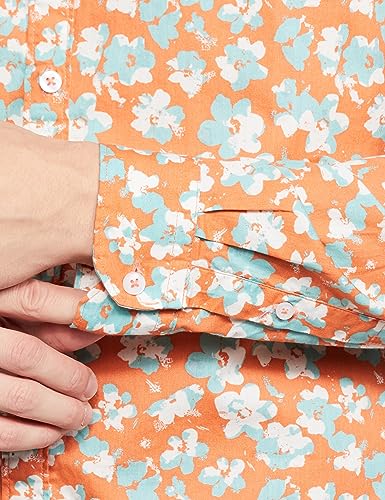 Image of KETCH Men Slim Fit Printed Full Sleeve Shirt