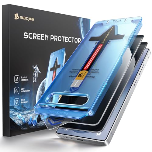 MAGIC JOHN for Samsung Galaxy S26 Ultra Privacy Screen Protector 6.9inch 28Anti Spy Fast Easy Installation Tempered Glass Fingerprint Unlock Bubble Free Anti-Scratch 2 PACK