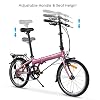 Dahon VYBE D7 Folding Bike, Lightweight Aluminum Frame; 7-Speed Shimano Gears; 20 Foldable Bicycle for Adults