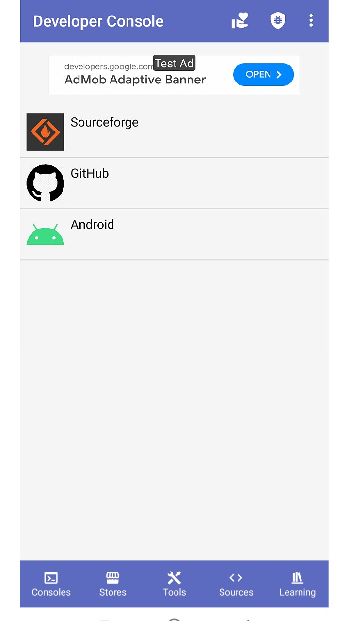 Developer Console - Aplicativo na Amazon Appstore