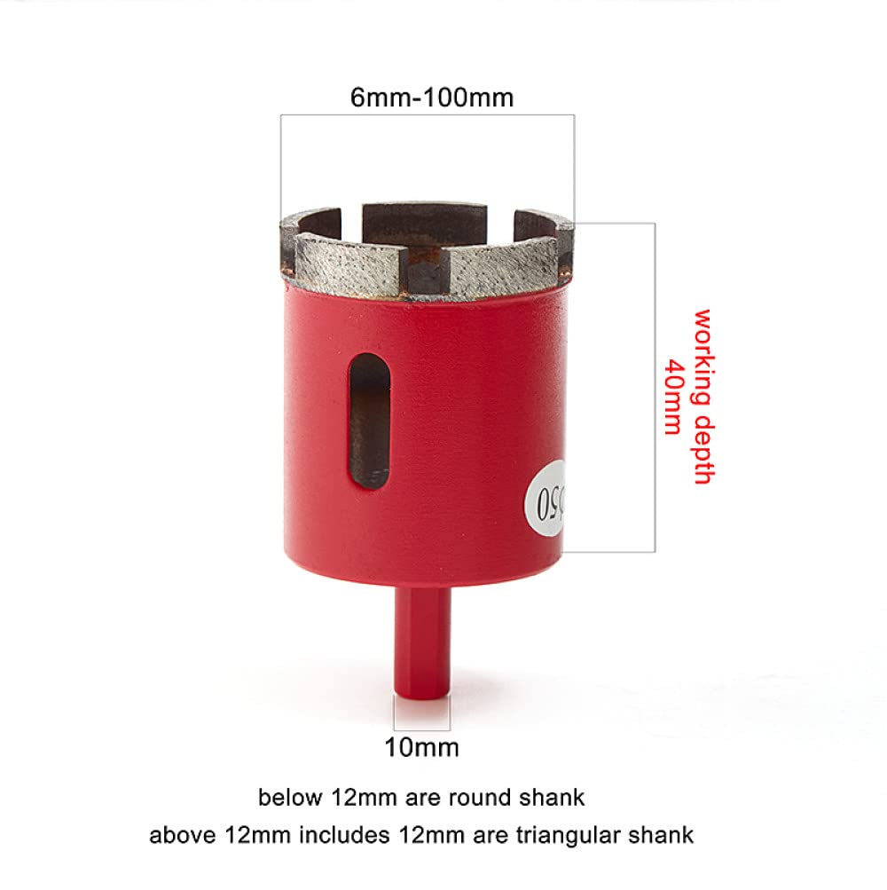 1PC 6-120mm Punte diamantate per apertura marmo Punta da trapano per sega a tazza per perforazione di calcestruzzo ceramico per piastrelle in mattoni di granito, 90mm