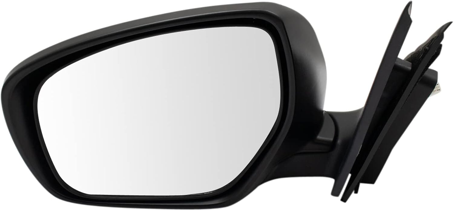 TRQ Left Driver Side Power Heated Mirror Assembly — Compatible with 2010–2015 Mazda CX-9