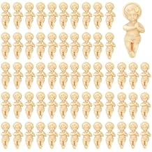 ONEST 60 Pieces Mini People Figurines King Cake Babies Easter Supplies School Religious Party Favors Church Sunday School Gift
