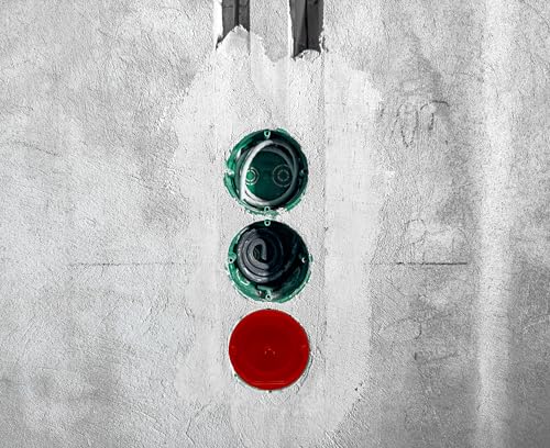 O4L - Putzdeckel, Signaldeckel, Unterputzdeckel, Durchmesser 60mm, 10 Stück