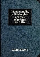 Infant mortality in Pittsburgh an analysis of records for 1920 5519474680 Book Cover