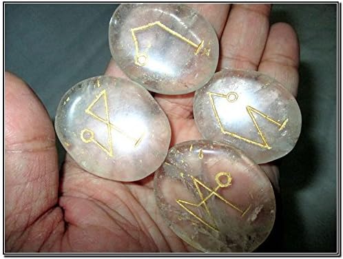 Miniatura 6 de Arcángel de cuarzo cristalino Piedras pulidas Genuino Wiccan Pagan Bolsa Regalo Espíritu Pentáculo Estrella Espiritual Psíquico Metafísico Adoración