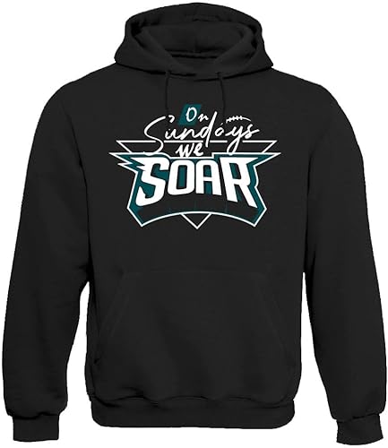 Philadelphia On Sundays We Soar Men's Hoodie Sweatshirt for Football Fans