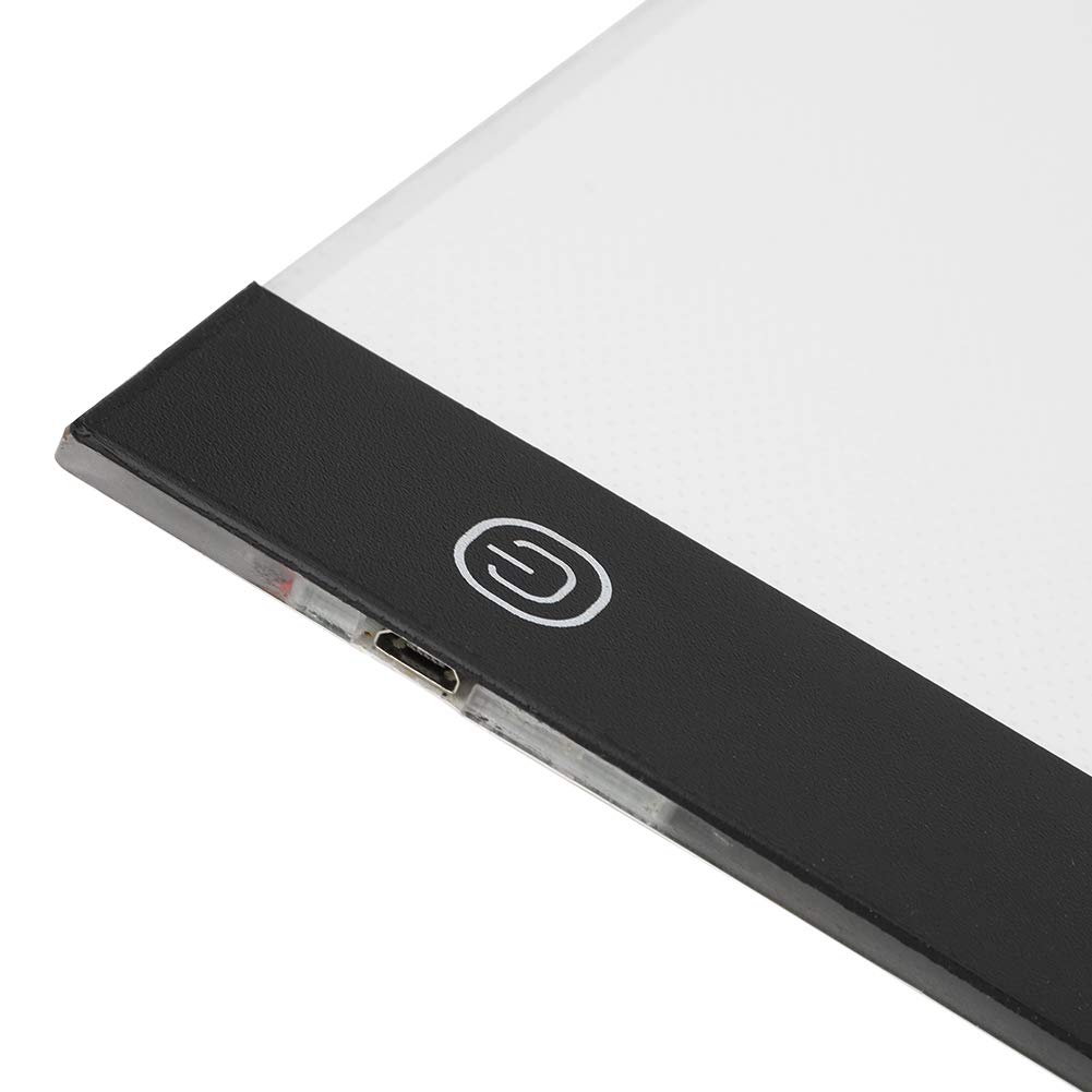 Tablero de rastreo de luz LED Atenuación de 3 niveles Tamaño A2 Tablero de dibujo de pintura de área grande Almohadilla de copia Almohadilla de luz de rastreo para dibujar bocetos