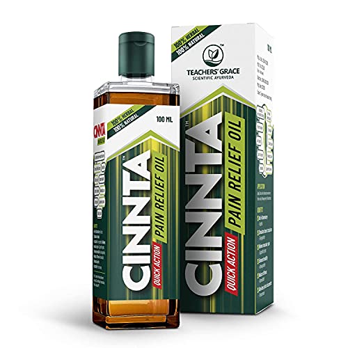 Teachers’ Grace Scientific Ayurveda Cinnta Pain Relief Ayurvedic Medicine Oil, 100ml (Pack of 3) Teachers’ Grace Scientific Ayurveda Cinnta Pain Relief Ayurvedic Medicine Oil, 100ml (Pack of 3)