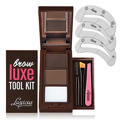 Brow Luxe Tool Kit by Luscious Cosmetics. Shade: Medium