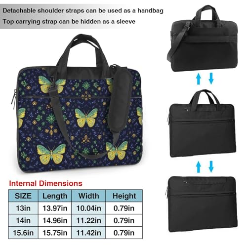 Bolsa para portátil impermeable azul oscuro 14 pulgadas miniatura 4