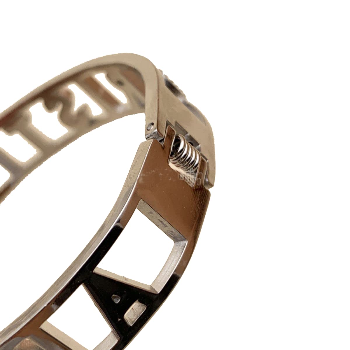 Bracciale con nome acciaio inossidabile rigido strass made in italy idea regalo (Valentina)