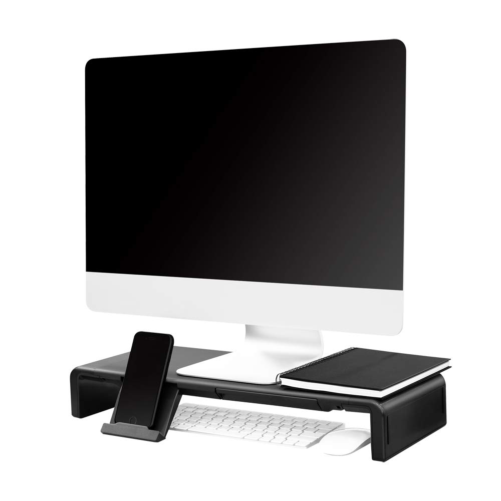 LogiLink Ergonomiczne podwyższenie monitora TV, maks. obciążenie 25 kg, długość = 42-52 cm