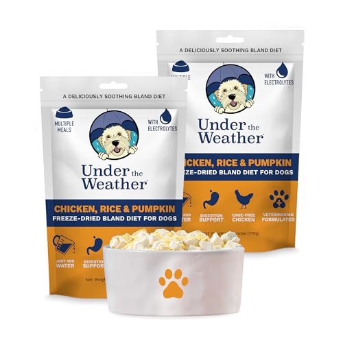 Under the Weather Bland Diet for Dogs | Easy to Digest for Sick Dogs |Always Be Ready | Contains...