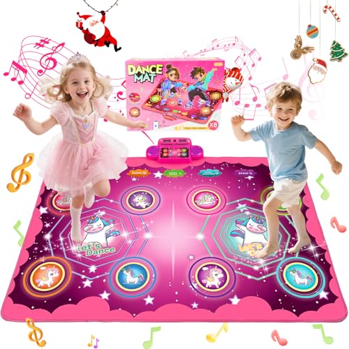 Juguetes Niña 4 Años, Alfombra de Baile para Bebés con Pantalla LED & Modo Bluetooth - 5 Modos y 9 Niveles de Dificultad, Regalo Ideal para Bebé Niños de 3 a 8 Años (Cumpleaños, Navidad, Bautizo)