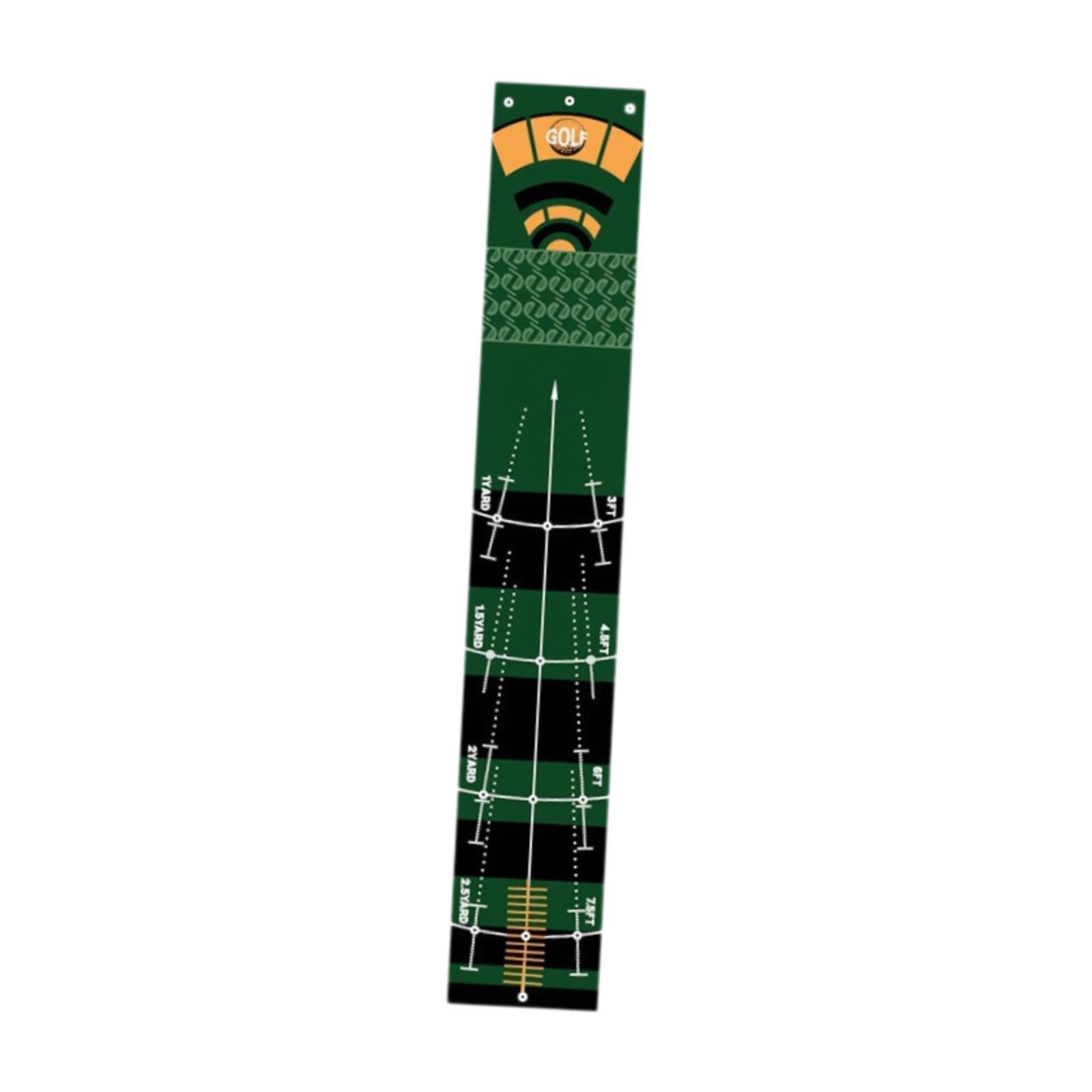 Generic Tapis de Putting de Golf, Entraînement Au Putter de Golf, Tapis de Frappe Léger, équipement D'aide à L'entraînement, Amélioration des Compéten