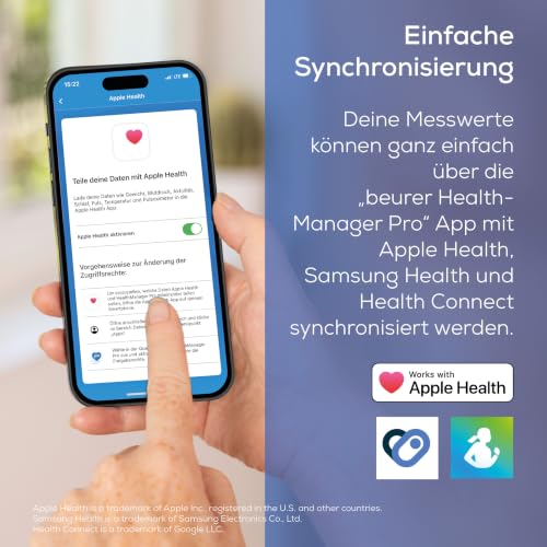Beurer BC 54 Handgelenk-Blutdruckmessgerät mit Inflation-Technologie, farbiger Risiko-Indikator...