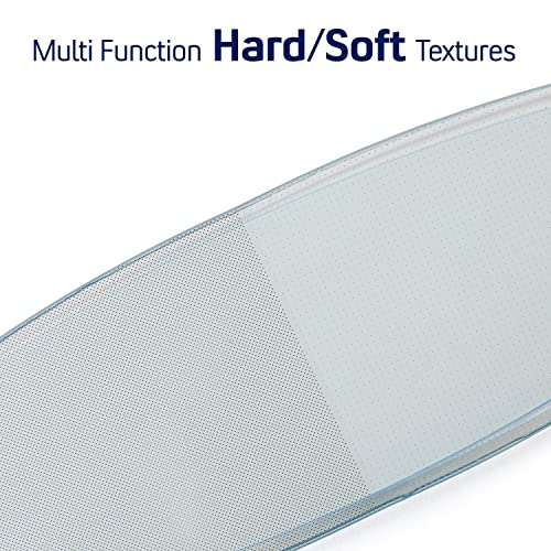 White Dugong Nail File Buffer Shiner – 100% Nano Glass Crystal Shine Polisher Remove Cuticles Professional Care Manicure Tool Hard Soft Function Natural Nails Clear #TOP2