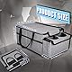 GUWINA Auto Organizer für Vorne und Rücksitz, Klappbar, mit Fächern und Deckel - Beifahrersitz und Kinder (Grau)