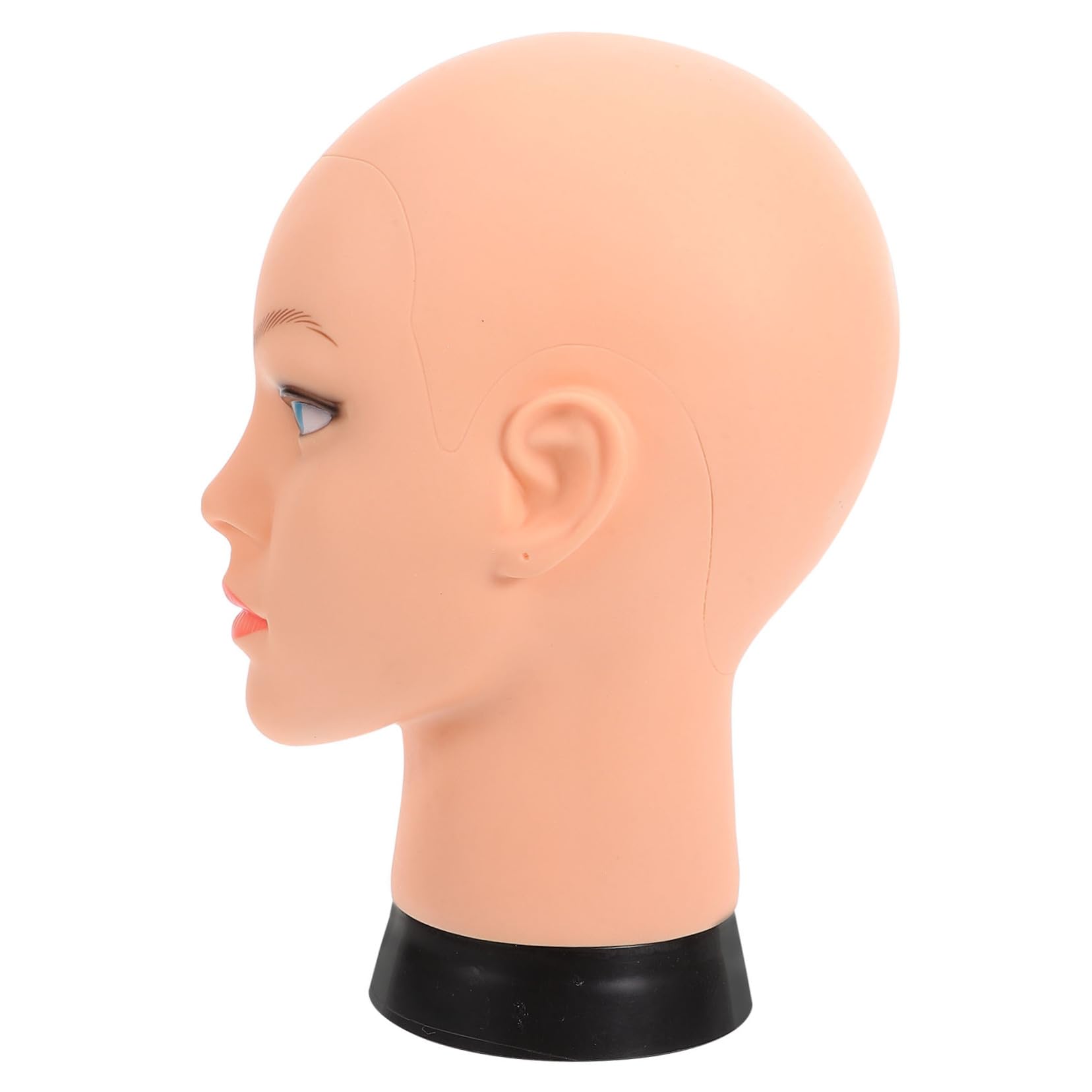 Testa Di Manichino Per Parrucche Espositore Per Cappelli Femminile Supporto Per Parrucche e Cappelli Realizzato in Pvc Robusto