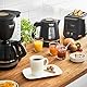 Tefal Toaster mit 2 Schlitzen, inkl. Magnetklammern, große Bedienelemente, 7 Bräunungsstufen, herausnehmbare Krümelschublade, Erhöhungsfunktion TT533811, Schwarz