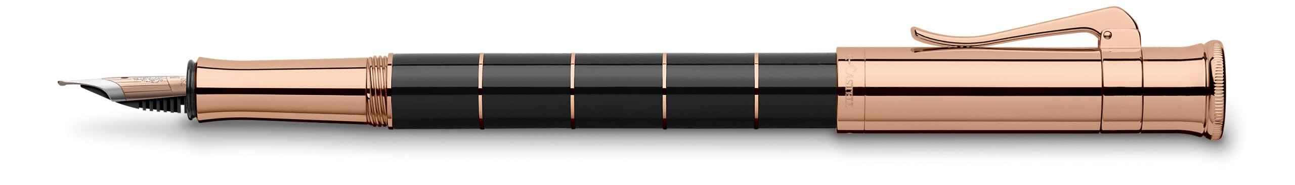 Graf von Faber-Castell 145780 - Penna stilografica Anello Rose Gold M
