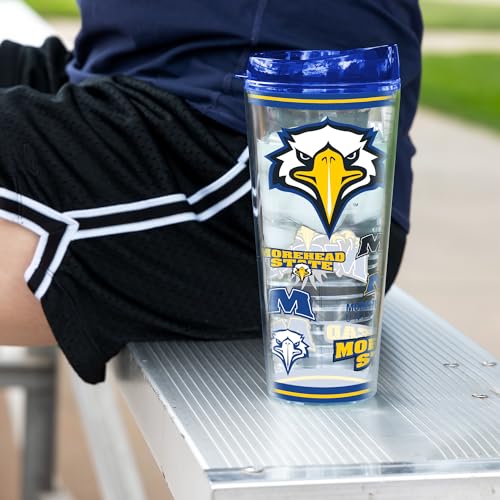 Image of Rico Industries NCAA College Double Wall Mayhem 16oz Or 20oz Tritan Tumbler W Lid