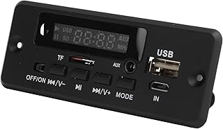 Decoder, Decoding Board Universal WAV Decoding Module,MP3 Amplifier Decoder Board, Folder Playback,4 Buttons with a Power Switch,for Card Reading USBMemory CardRadioAUX