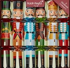 Robin Reed 6 x 12 (30cm) Christmas Crackers - CLASSIC NUTCRACKER