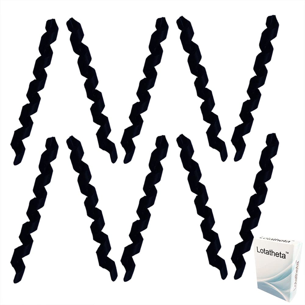 Lotatheta Black 10 Pcs Wrap Spiral Bicycle Cable Sleeve Rubber Housing Protector Frame Guard For Mtb Bike Shift Brake Line Pipe Anti-Friction