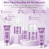 Retinol Skin Care Set, 5PCS Hydrate Moisturize Skin Care Sets for Women,Gentle Skincare Gift with Facial Mask,Cleanser,Toner,Serum,Face Cream Travel-friendly Face Care Stocking Stuffers Women Mom