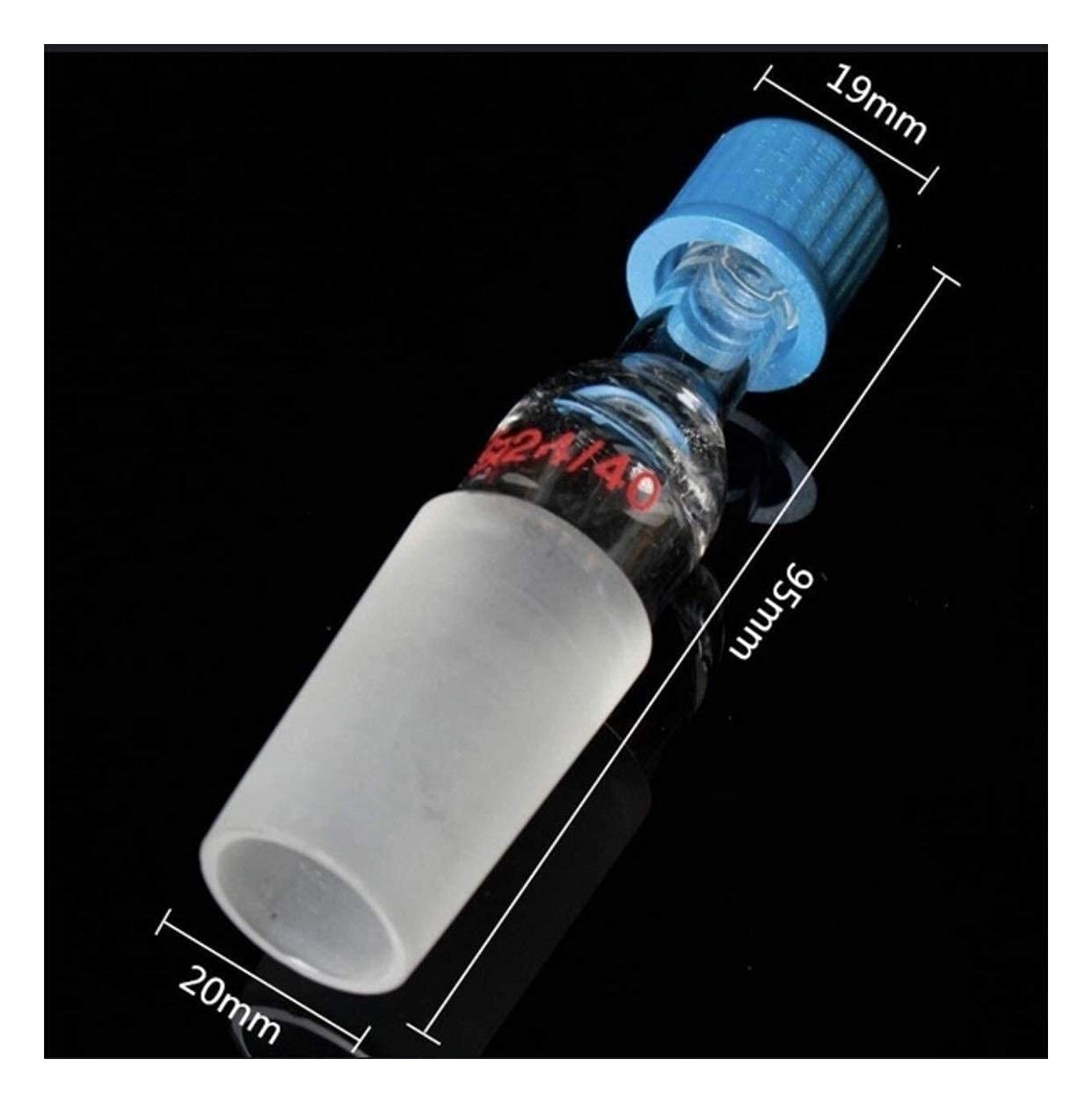 1000 ml 13 Pezzi apparecchio per distillazione del Vetro Kit di vetreria per Laboratorio Chimico, Filtro dell'Acqua Kit di vetreria per distillatore Chimico purificatore d'Acqua, Attrezzatura per di