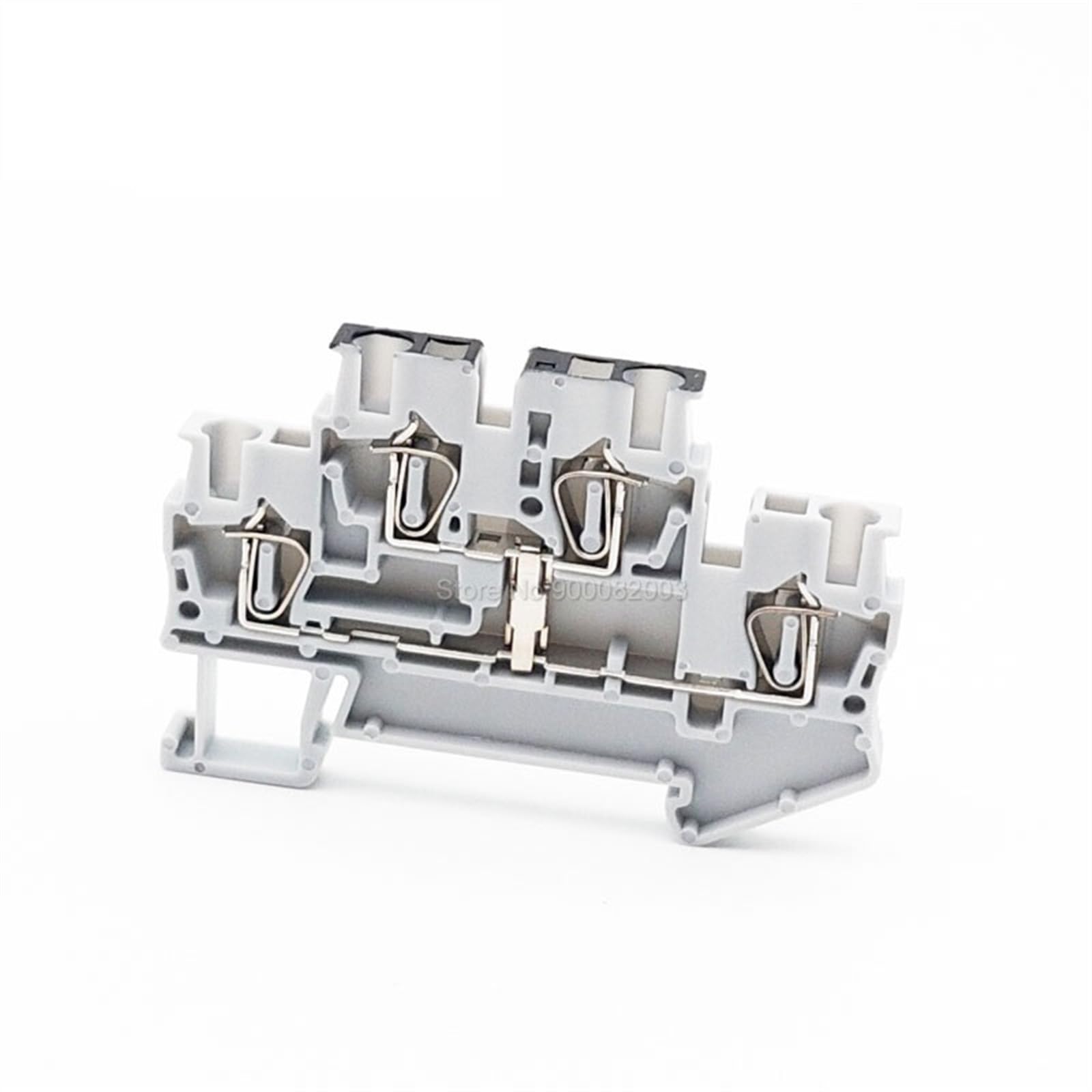 5 pezzi STTB 2.5-PV collegamento equipotenziale a doppio livello connettore su guida DIN filo elettrico morsettiera a molla ST 2.5mm²(Orange)