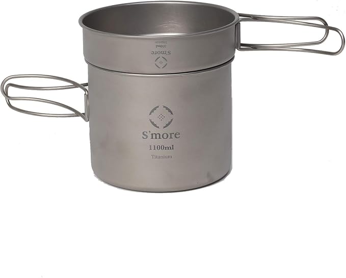 Titanium Cooking Set, Ultralight Camping