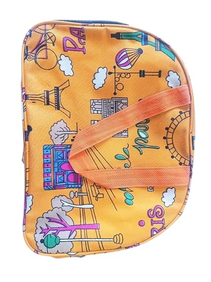 FTE Baby Diaper Nappy with Two Straps and Zip Changing Baby Diaper Bag /Baby's Bag/Handbag Mamma's Bag /Mummy's Bag (Yellow, one Size)-picture-52