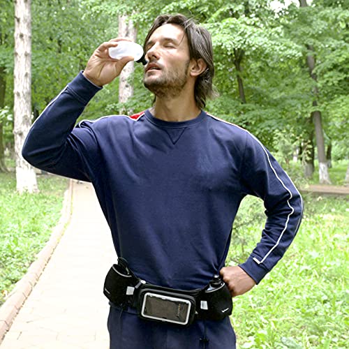 2X 10 Oz Bpa Free Water Bottles For The Runtasty Running Hydration Belt W/Touch Screen Cover! Full Compatibility With Most Running Fuel Belts And Fanny Packs On The Market! #TOP3
