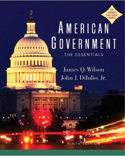 AMERICAN GOVERNMENT(AP) 9ED: Institutions and Policies